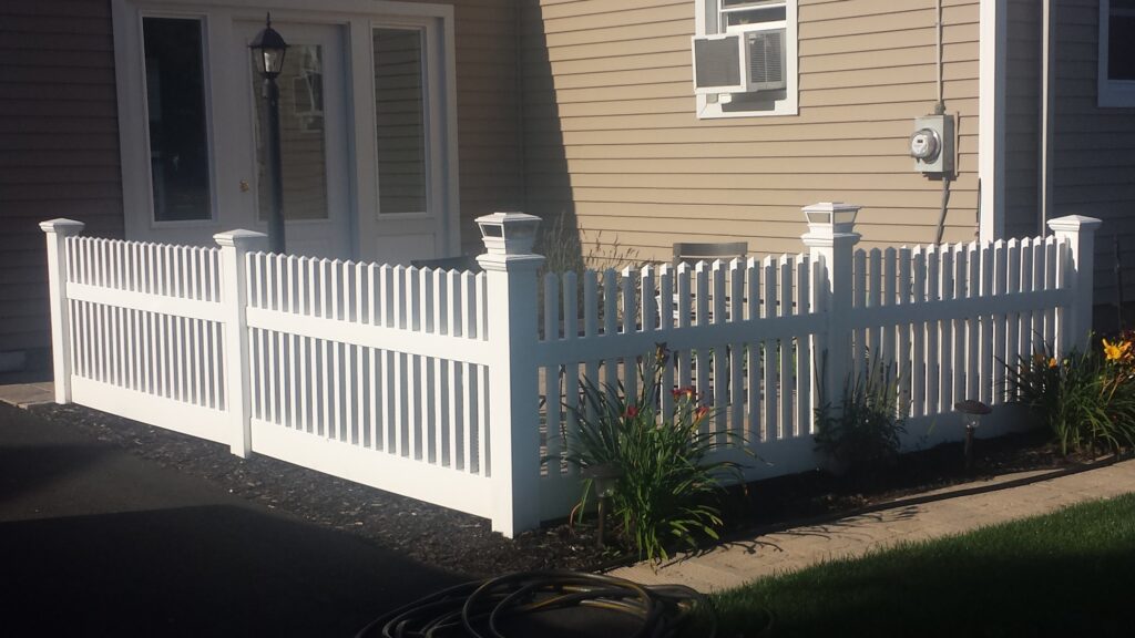 3_ H Solid White Picket Vinyl