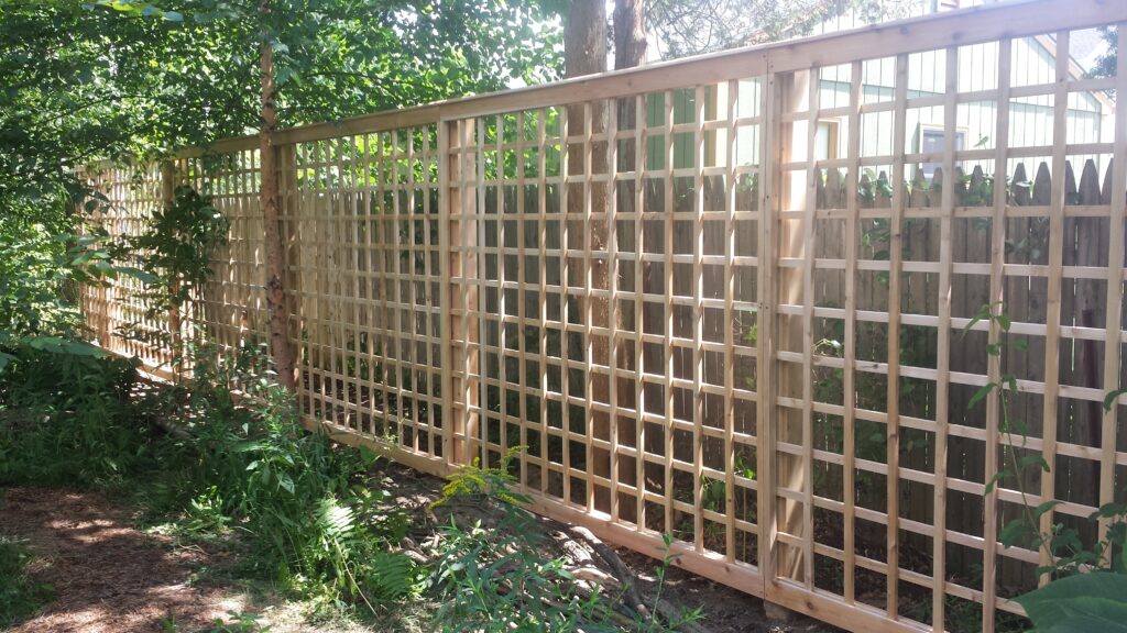 4 Inch Square Cedar Lattice