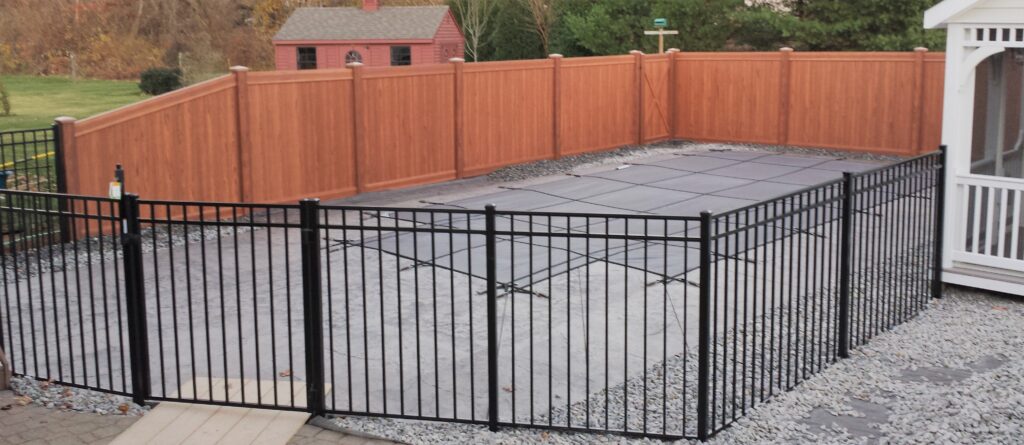 54 Inch 3 Rail Residential Pool Fence