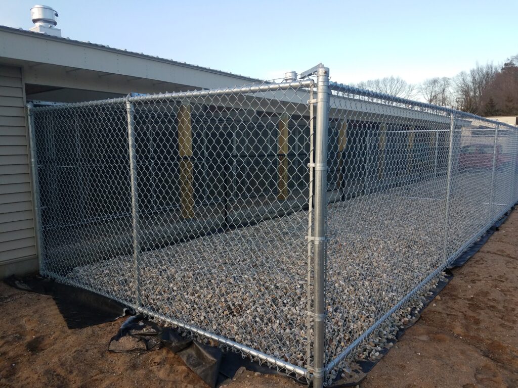 6_ H Galvanized Chain Link Kennel Fence