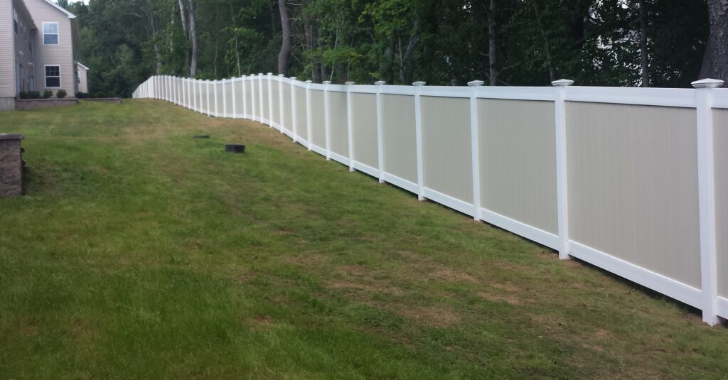 SLIDER - 6_ H Solid Privacy Vinyl Perimeter Fence