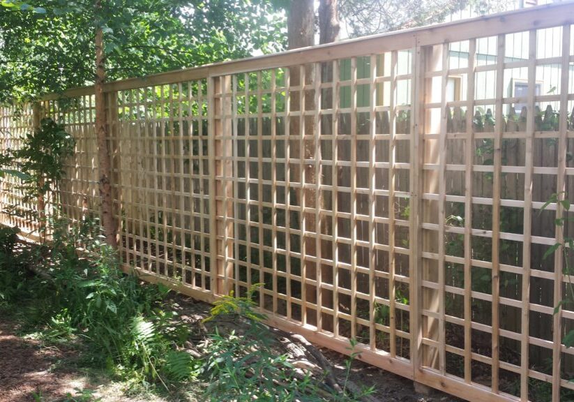 4 Inch Square Cedar Lattice